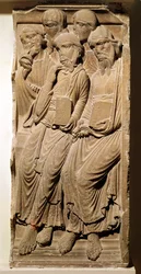 Reliëf met apostelen, uit de Abdij van Saint-Guilhem du Desert